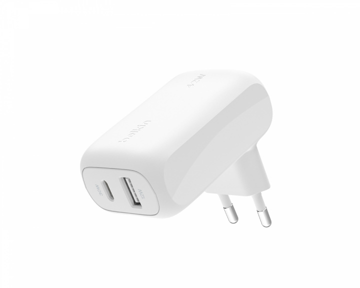 Belkin Boost Charge 42W USB-C & USB-A Wall Charger - White